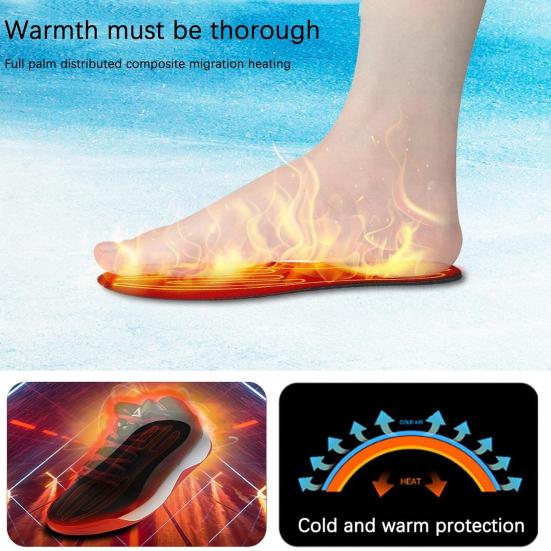 Стельки с подогревом, контроль температуры, режущие нагревательные многоразовые USB-стельки, грелка для ног