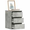 VidaXL Corner Chest of Drawers Concrete Grey 40x41x58 Cm Engineered Wood, Chest of Drawers, Filing Cabinet, Drawer Cabinet, Cabinet of 852837