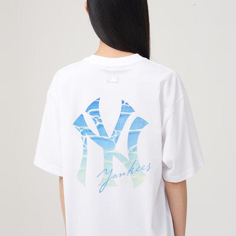MLB New York Yankees T Shirt Unisex Standard White 3ATSX035350WHS