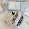 Desktop Storage Korean Style Pen Bag Large Capacity Y2K Star Bow Stationery Bag  Kids Children