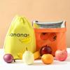 Durable Yellow Banana Storage Bags Bundle Pocket Reusable Insulated Fruit Vegetable Food Fresh-keep Drawstring Preserve Bag