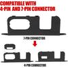Mabett Rear Bumper Cover Plate For -2025 Ford Maverick Accessories, Hitch Surround Cover Protection For Maverick With 4/7-Pin Connector Hitch (Not