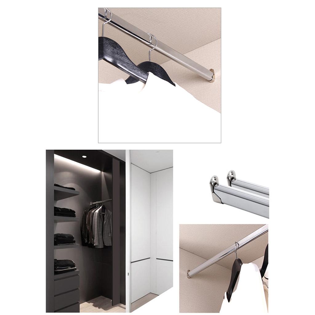 4x Овальная опора для вешалок из сплава, гнездо для вешалок для одежды, круглый кронштейн, утолщенные металлические кронштейны для вешалок для одежды