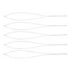 20Pcs Beading Needles Flexible Middle Open Large Eye Hand Threading Beading Needles Set 10.5cm