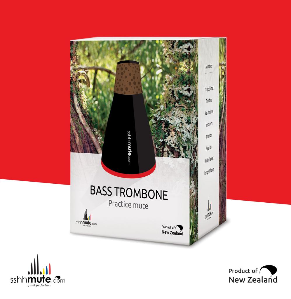Практический глушитель для басового тромбона Brenner, пластиковый, SSM-01