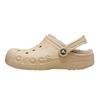 Baya Simple and Fashionable Comfortable and Versatile Hole Shoes Same for Men and Women Brown