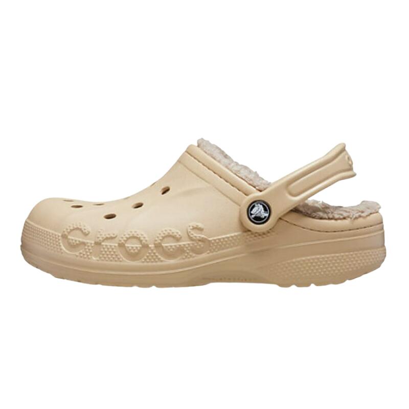 Crocs Baya Simple and Fashionable Comfortable and Versatile Hole Shoes Same for Men and Women Brown