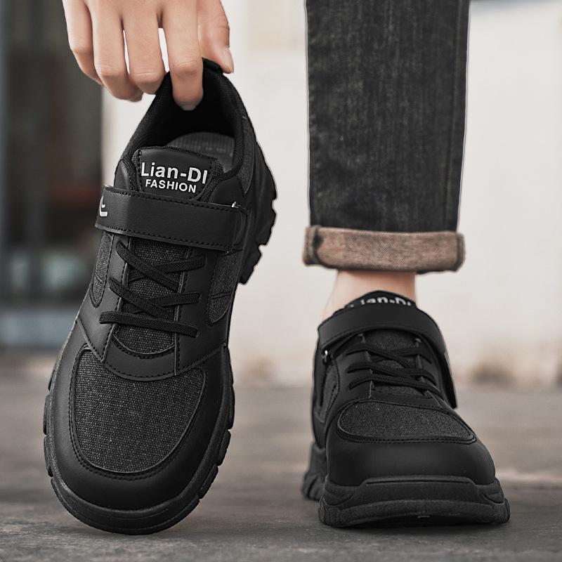 2025 осень новая мужская обувь для ходьбы модный тренд липучка спортивная одинарная обувь для альпинизма бега мужская обувь