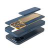 Hurtel Premium Blue iPhone 13 Kickstand Case with Stand