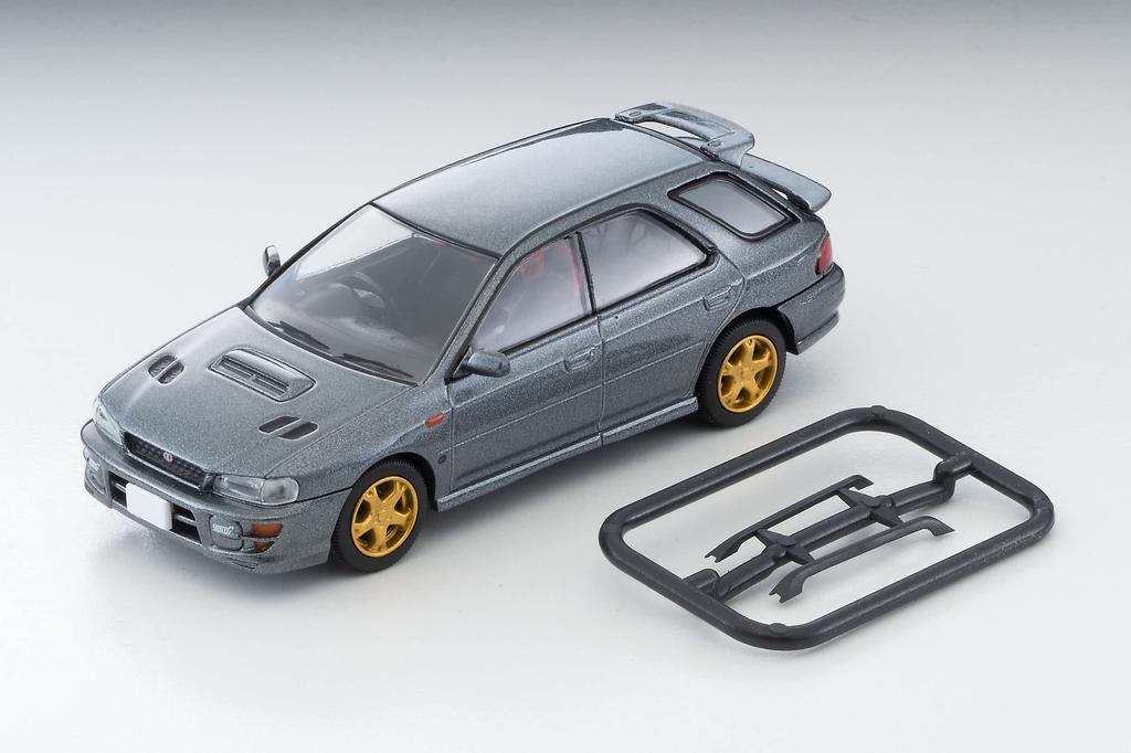 Tomica Limited Vintage Neo 164 LV-N281b Subaru Impreza Pure Sports Wagon WRX STi Version V Gray 98 Year Finished Product