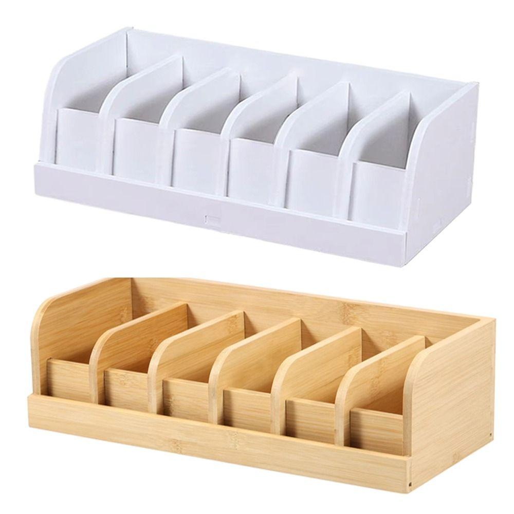 Natural Bamboo Belt Storage Box Save Space Belt Display Rack Purse Storage Holder Women