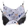 Pet Hamster Hanging Hammock Bunkbed Small Pet Bed Toy Suitable for Hamsters Mice White Rats and Other Small PetsL
