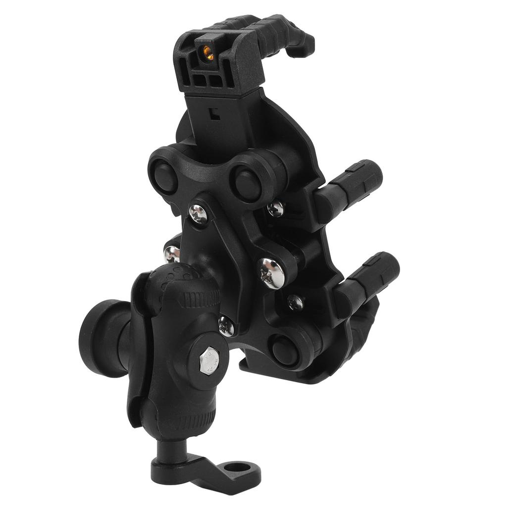 Мотоциклетное крепление для телефона с предохранительным замком, амортизацией, вращением на 360 градусов, регулируемый держатель для телефона на зеркало заднего вида