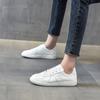 Летние спортивные туфли на плоской подошве, женская модная обувь, повседневные кроссовки из дышащей кожи на толстой подошве, женская обувь