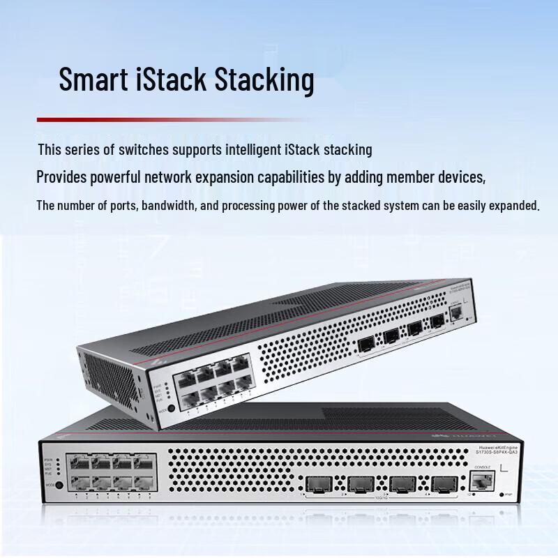 Huawei Kunling S1730S 8-Port Gigabit Layer 2 Managed PoE Switch