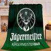 Jager-meister Spirit Drink Blanket Flannel Throw for Sofa, Travel, Camping, Livingroom, Office, Chair and Bed Soft and Warm Holiday gifts