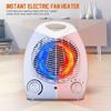Portable Electric Space Heater with Thermostat, 2000W Safe Quiet Dual Purpose Heater Fan for Office Room Desk Indoor Use