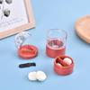 4 In 1 4 Layer Portable Tablet Grinder Pill Cutter Medicine Splitter Box