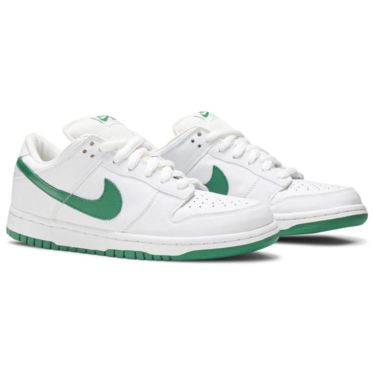 Nike Dunk Low Pro Sb Белый Классический Зеленый 304292-133