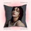 Singer HHyunjinS Pillow Case Plush Fabric Soft Pillowcase Double Sided Print Sofa Cushion Cover Throw
