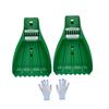 Large Leaf Scoops Hand Rake Claw Ergonomic Sturdy Lightweight Leaves Grabber for Picking