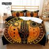 Hamsa Hand Duvet Cover Boho Exotic Sun And Moon Bedding Set Luxury Galaxy Astrology Comforter Cover Full Queen For Adults Kids