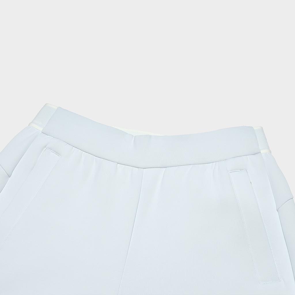 Fila Solid Color Cuffed Fitness Knitted Sports Pants Women Bottoms Bean-Gray-Blue A11W411611F-LB