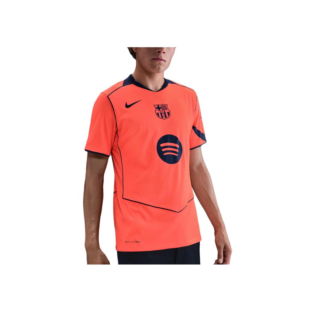 Nike Игровая версия 25-26 Барселона Вторая выездная толстовка Удобная футболка с коротким рукавом Футбольная футболка Унисекс HM3193-855