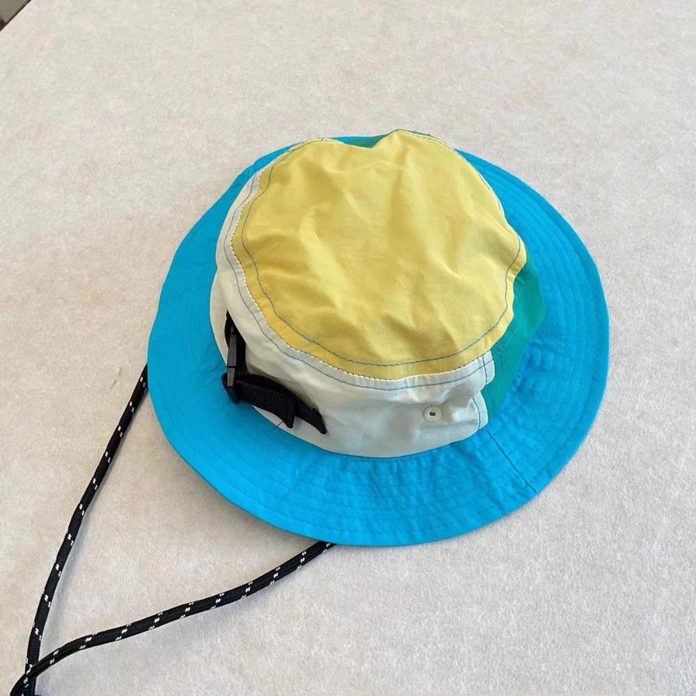 Quick-dry Sunscreen Hat Summer Fisherman Caps New Children Bucket Cap 3-7 Years
