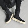 Fashion Men's Long Boots Trendy Minimalist Designer Style Outdoor Leisure Fashion Party Comfortable Walking Classic Black Youth Shoes