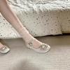 JK Mid Tube Socks Transparent Stacked Stockings Versatile Polka Dot Mesh Socks  Student