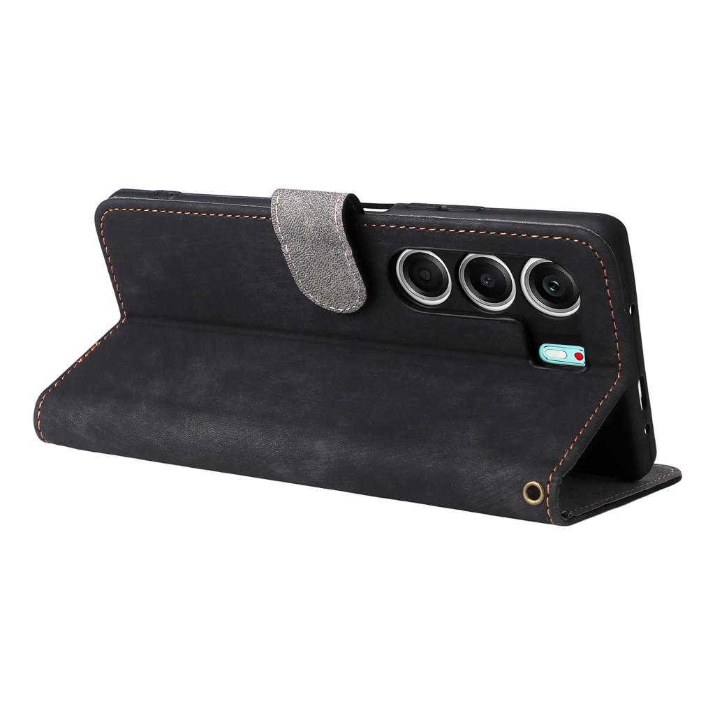 For TECNO Camon 40 Pro 4G/5G Case Wallet RFID Blocking PU Leather Cover Stand with Strap