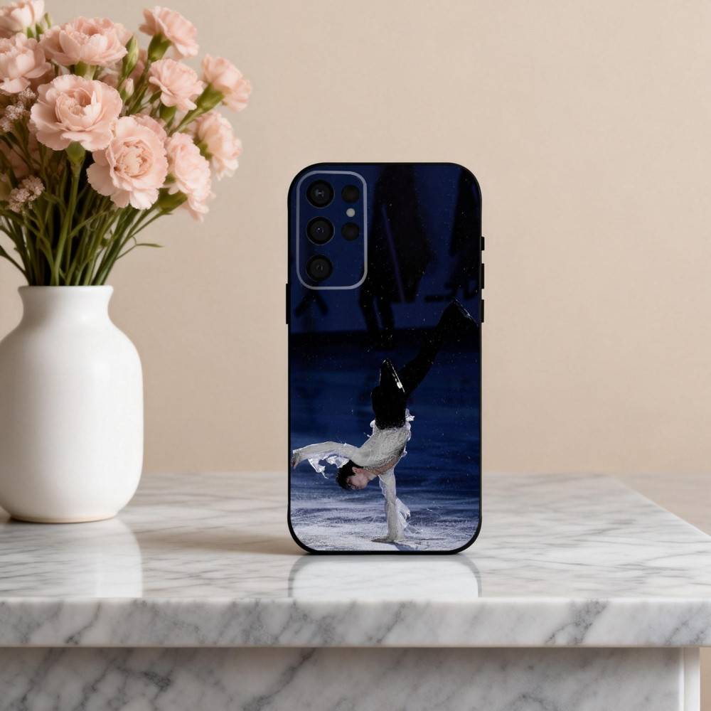 4A Jump Legend H-H-Hanyu Y-Yuzuru  Phone Case For Samsung S25,24,23,22,30,21,10,9,Ultra,Plus,Lite,FE,4,5 G Soft Black Case
