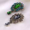 Elegant Dress Big Water Drop For Women Rhinestones Corsage Brooch Pins Jewelry Fashion Accessories