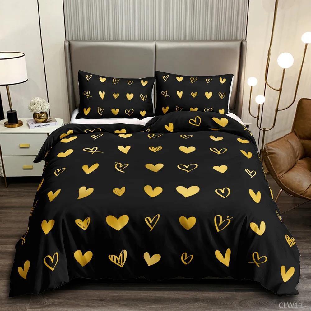 Романтический комплект постельного белья с красными розами, пододеяльник для подростков с принтом, двухъярусный полиэстеровый пододеяльник с цветочной тематикой