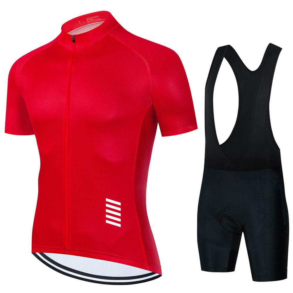 Мужская одежда для велоспорта с коротким рукавом Ropa Ciclismo Hombre Велосипедная одежда Костюм с лямками для триатлона Велосипедная форма Майка 2026 Летний дышащий костюм для велоспорта Комплект
