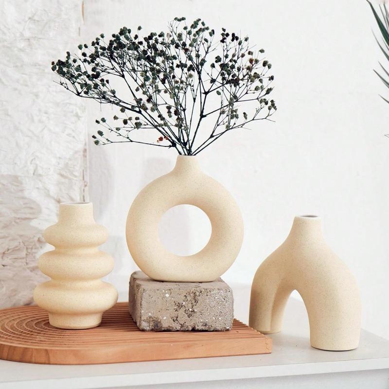 Современная ваза для сухоцветов Домашнее украшение Центр Свадебный стол Вечеринка Гостиная Офис Спальня Подарок Креативность Удобно