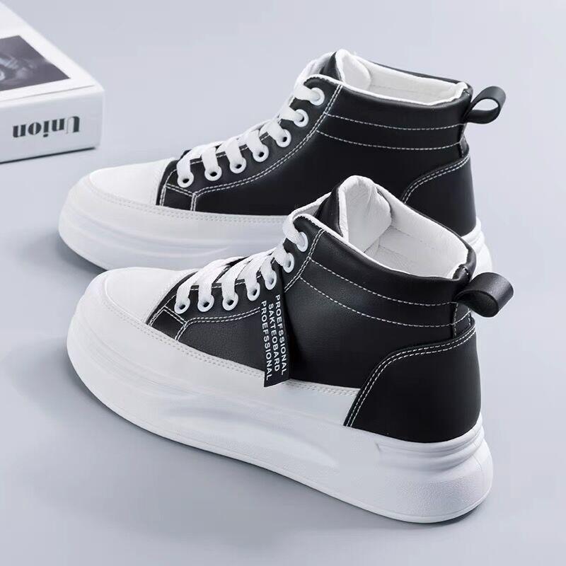 Зимняя женская обувь, теплая плюшевая женская повседневная обувь на меху, модные кроссовки на шнуровке, зимние ботинки на платформе, большие размеры