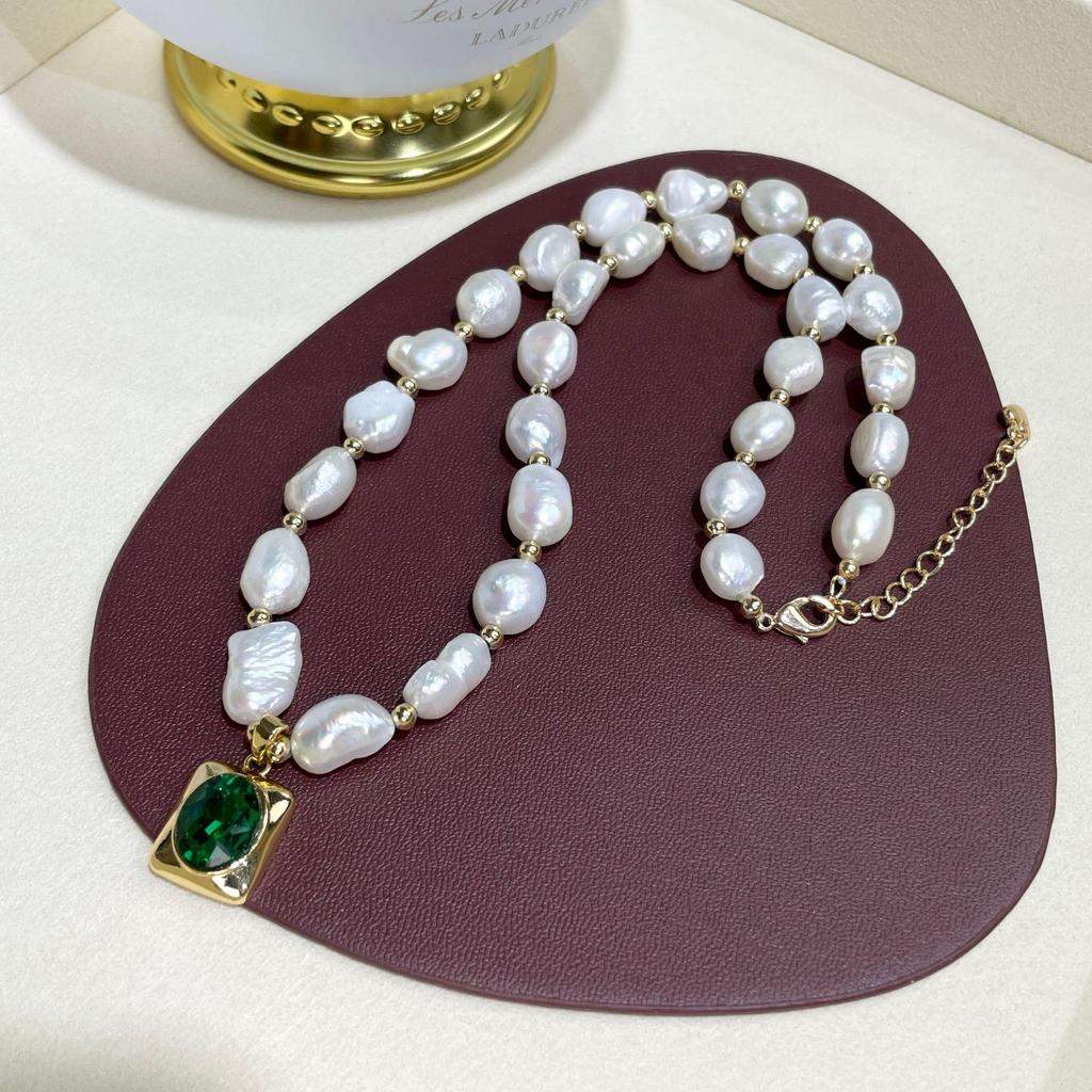 Baroque Freshwater Pearl Choker Necklace - French Style Mother's Day Gift