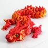 3D Printed Magic Dragon Movable Joint Fidget Toy Rotatable Articulated Home Office Desktop Ornament Adults Kid Toys Crafts Gifts