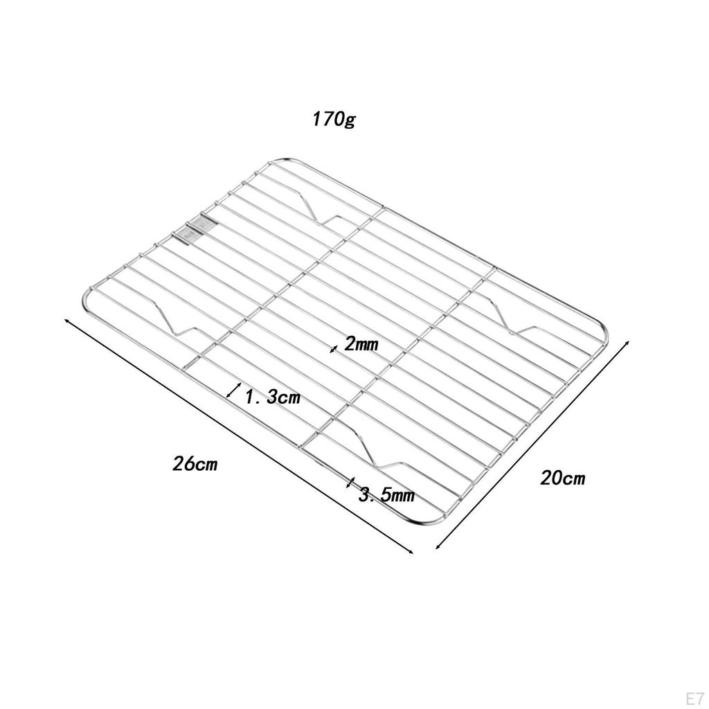 Baking Cooling Rack Drying Roasting Rack, Cake Tray Oven Grid Wire Cookie for
