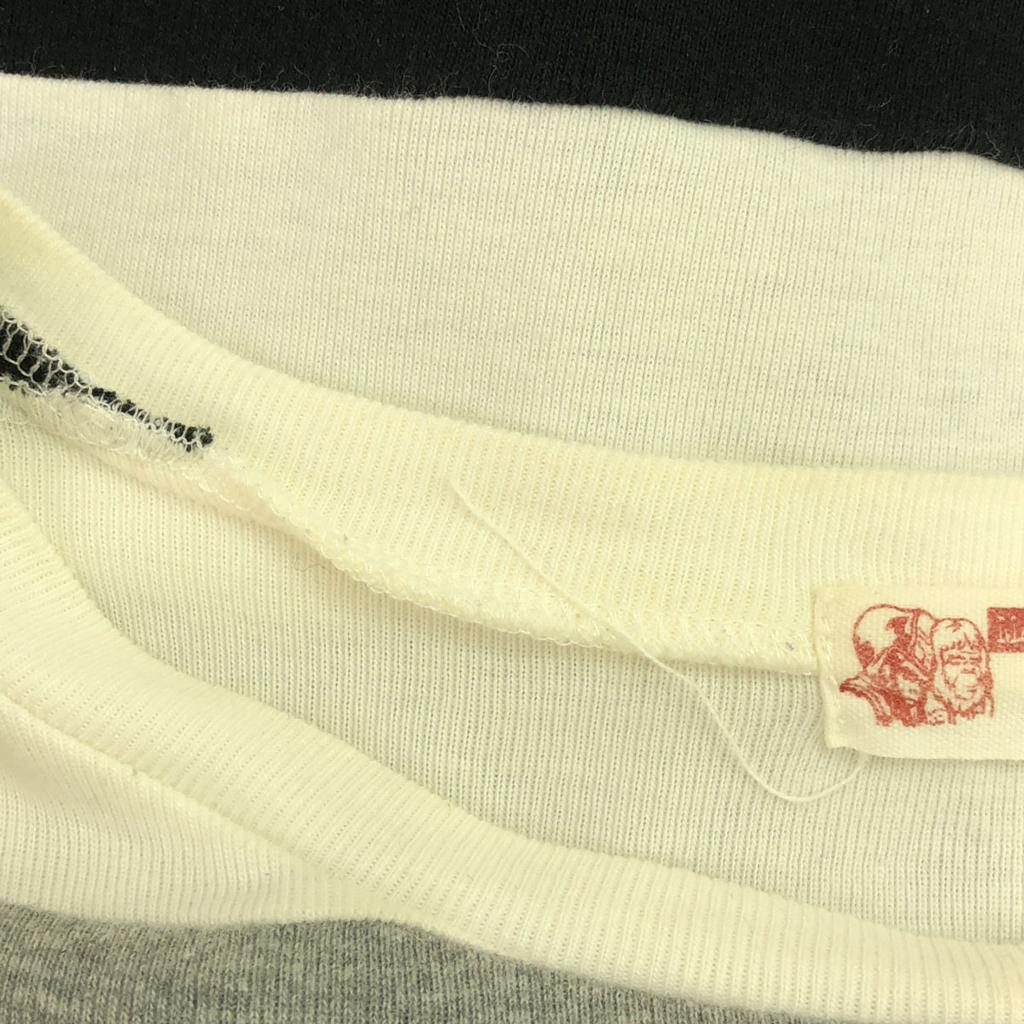 A Bathing Ape Сделано в Японии Футболка с длинным рукавом с полосатым узором M Рон Т Мужская Б/У