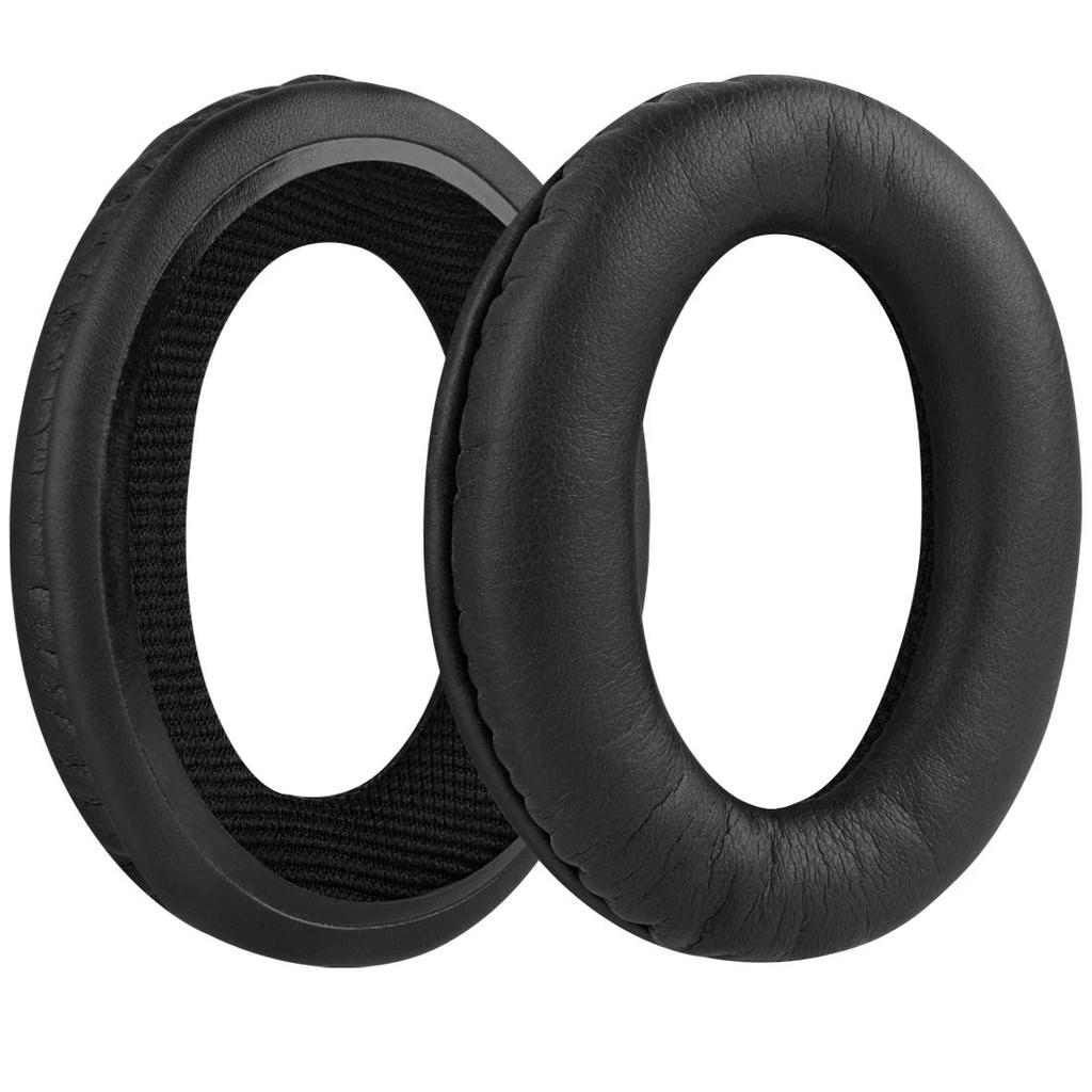 Geekria Ear Pads QuickFit Compatible Pads Compatible with SONY Headphones Pads Cups MDR-NC60 Ear/Ear (Protein Leather/Black)