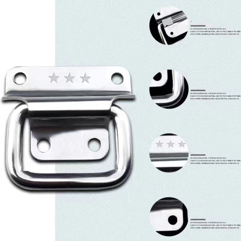 Folding Cabinet Drawer Handle Stainless Steel Handle Wooden Box Handle Durable Simple Door Handle