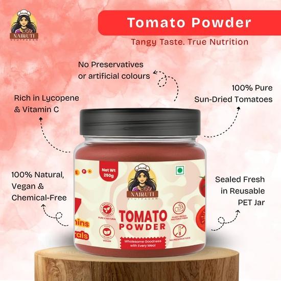 Nairuti Vyutpadan Tomato Powder 750g | 100% Pure Dehydrated Tomato Powderr | Rich Flavor for Cooking, Soup, Sauce, Gravy, Pasta & Snacks