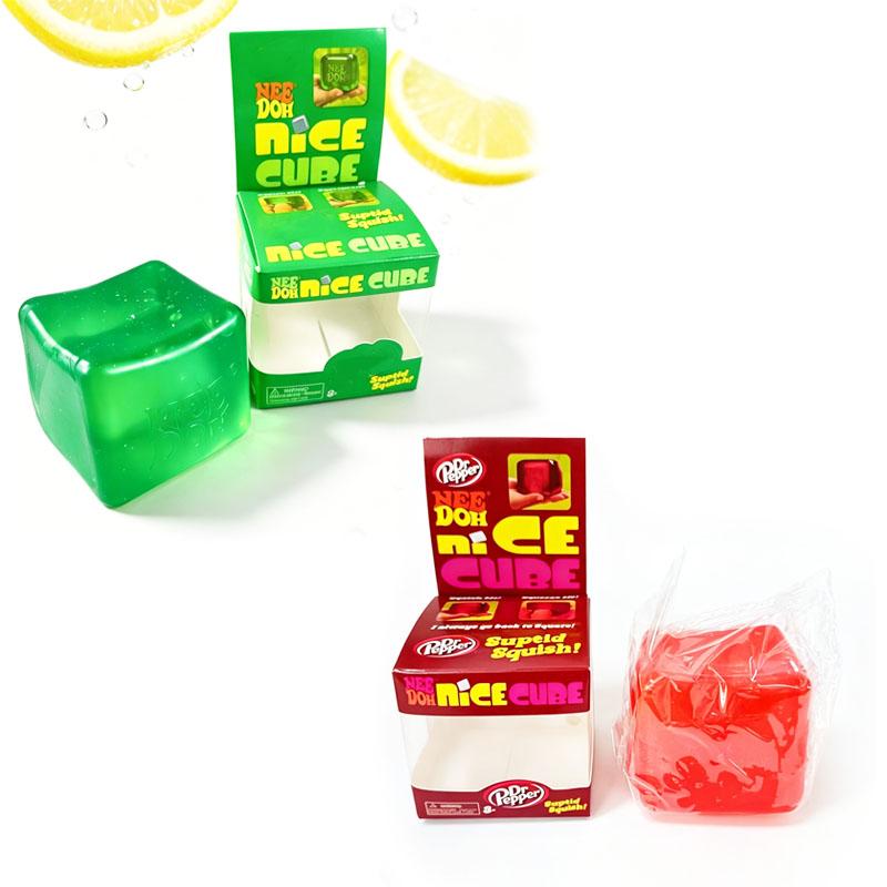 Schylling NeeDoh Nice Cube Сквиши Медленно Возвращающий Форму Шарик от Стресса Игрушка-Антистресс Снятие Стресса Тревожность Сенсорная Игрушка для Детей и Взрослых