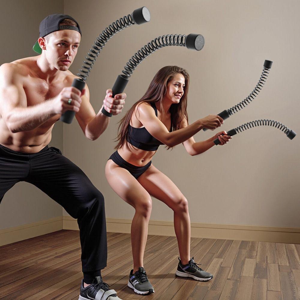 Беспроводная боевая веревка из нержавеющей стали, сменный пружинный рычаг, силовая веревка, упражнения, эспандер