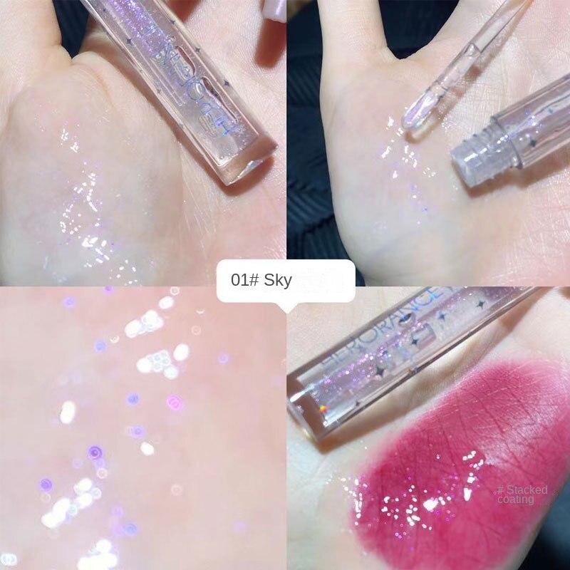 HER ORANGE Fairy Hydrating Lip Nectar Jelly Glass Lipstick Nourishing Moisturizing Lipstick Priming Air Glaze Lip Glaze