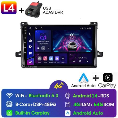 Ainavi Android 12 автомобильное радио для Toyota Prius XW50 2015-2020 стерео Carplay Auto GPS Navi Android мультимедийный проигрыватель без 2Din DVD