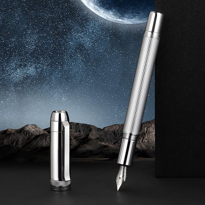 Перьевая ручка Jinhao 92 Star Series с ромбовидным узором F, наконечник для каллиграфического письма, конвертер 2,6 мм без чернил